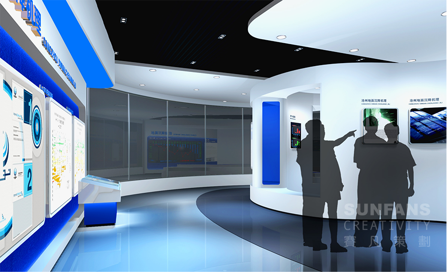 如何增加展廳的科技感？_賽凡策劃