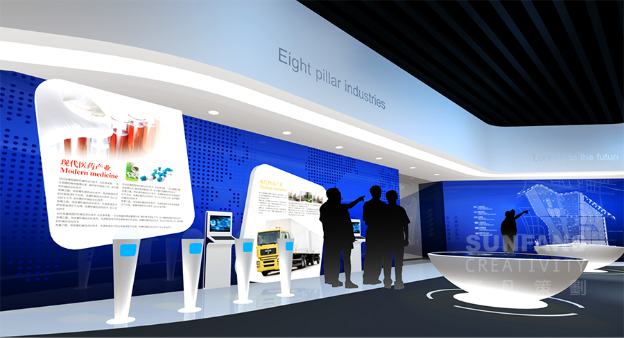 如何豐富展廳層次？